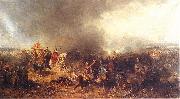 jozef brandt Battle of Chocim. Germany oil painting artist